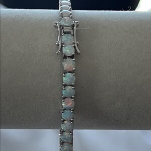 Opal Bracelet in Silver Setting